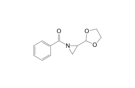 N-Benzoyl-2-(1,3-dioxolan-2-yl)aziridine
