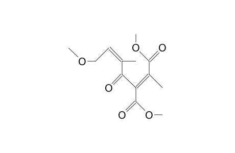 2-(4-Methoxy-2-methyl-1-oxo-but-2-enyl)-3-methyl-fumaric acid, dimethyl ester