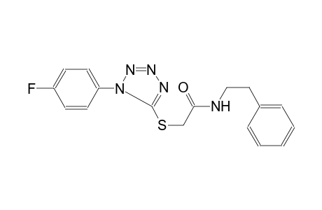 acetamide, 2-[[1-(4-fluorophenyl)-1H-tetrazol-5-yl]thio]-N-(2-phenylethyl)-