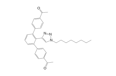 4-{2',6'-Di-(4''-methylcarbonylphenyl)phenyl}-1-n-octyl-1H-1,2,3-triazole