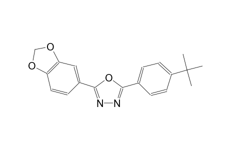 2-(1,3-benzodioxol-5-yl)-5-(4-tert-butylphenyl)-1,3,4-oxadiazole