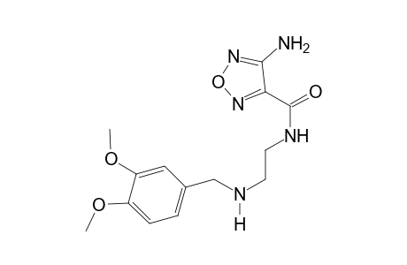 4-Amino-N-{2-[(3,4-dimethoxybenzyl)amino]ethyl}-1,2,5-oxadiazole-3-carboxamide