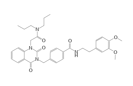 N-[2-(3,4-dimethoxyphenyl)ethyl]-4-[(1-[2-(dipropylamino)-2-oxoethyl]-2,4-dioxo-1,4-dihydro-3(2H)-quinazolinyl)methyl]benzamide