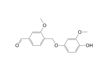 Benzaldehyde, 4-[(4-hydroxy-3-methoxyphenoxy)methyl]-3-methoxy-