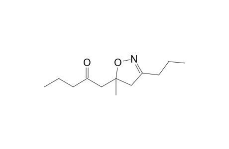 5-Methyl-5-(2-oxopentyl)-3-propyl-2-isoxazoline