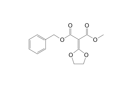 .alpha.-(Methoxycarbonyl)-1,3-dioxolan-2-ylideneacetic acid benzyl ester