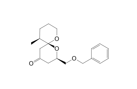 (2R,6S,11S)-2-((Benzyloxy)methyl)-11-Methyl-1,7-dioxaspiro[5.5]undecan-4-one