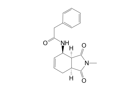 N-((3aS,4R,7aS)-2-methyl-1,3-dioxo-2,3,3a,4,7,7a-hexahydro-1H-isoindol-4-yl)-2-phenylacetamide
