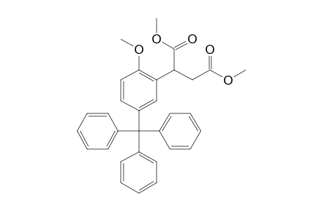 Dimethyl (6-methoxy-.alpha.,alpha.,alpha.-triphenyl-m-tolyl)succinate