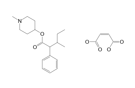 1-Methyl-4-piperidinyl 3-methyl-2-phenylvalerate fumarate salt