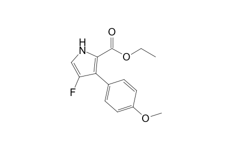 Ethyl 4-fluoro-3-(4-methoxyphenyl)-2-pyrrolecarboxylate