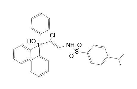 N-[(Z)-2-Chloro-2-(1-hydroxy-1,1,1-triphenylphosphoranyl)-1-ethenyl]-1-(4-isopropylphenyl)sulfonamide