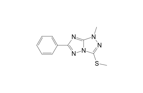 1-Methyl-3-methylthio-6-phenyl-1H-s-triazolo[4,3-b]-s-triazole