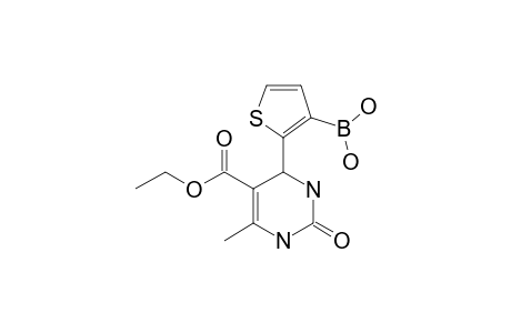 [2-(5-carbethoxy-2-keto-6-methyl-3,4-dihydro-1H-pyrimidin-4-yl)-3-thienyl]boronic acid