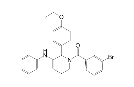 1H-pyrido[3,4-b]indole, 2-(3-bromobenzoyl)-1-(4-ethoxyphenyl)-2,3,4,9-tetrahydro-