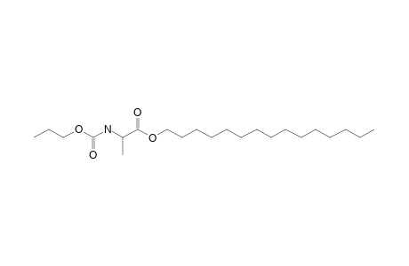 L-Alanine, N-propoxycarbonyl-, pentadecyl ester