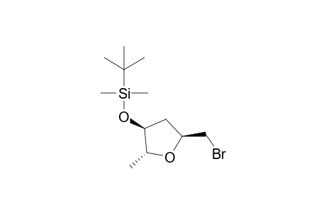 (2R,3S,5S)-5-(Bromomethyl)-3-[(t-butyldimethylsilyl)oxy]-(trans)-2-methyltetrahydrofuran