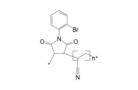 Poly[n-(o-bromophenyl)maleimide-co-acrylonitrile]
