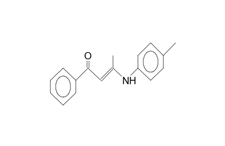 3-(4-Methyl-anilino)-1-phenyl-2-buten-1-one