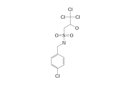 DL-N-(p-chlorobenzyl)-2-hydroxy-3,3,3-trichloro-1-propanesulfonamide