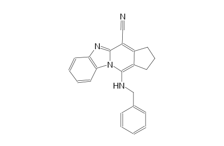 11-(benzylamino)-2,3-dihydro-1H-cyclopenta[4,5]pyrido[1,2-a]benzimidazole-4-carbonitrile