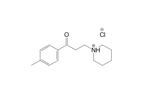 1-Propanone, 1-(4-methylphenyl)-3-(1-piperidinyl)-, hydrochloride