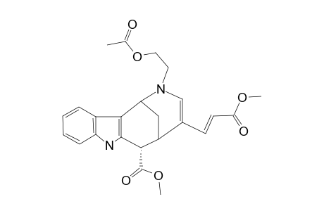 METHYL-(1RS,5SR,6RS)-2-(2-ACETOXYETHYL)-6-(METHOXYCARBONYL)-1,2,5,6-TETRAHYDRO-1,5-METHANOAZOCINO-[4,3-B]-INDOLE-4-(E)-ACRYLATE