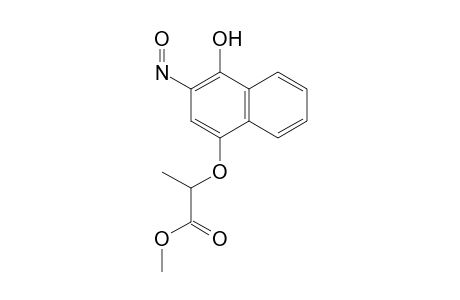 Methyl 2-((4-hydroxy-3-nitrosonaphthalen-1-yl)oxy)propanoate