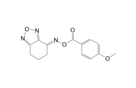 2,1,3-benzoxadiazol-4(5H)-one, 6,7-dihydro-, O-(4-methoxybenzoyl)oxime, (4E)-