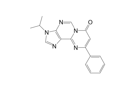 3-isopropyl-9-phenyl-pyrimido[2,1-f]purin-7-one