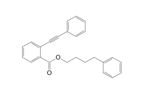 4-Phenylbutyl 2-(phenylethynyl)benzoate