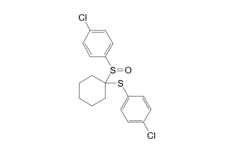 1-Chloranyl-4-[1-(4-chlorophenyl)sulfinylcyclohexyl]sulfanyl-benzene