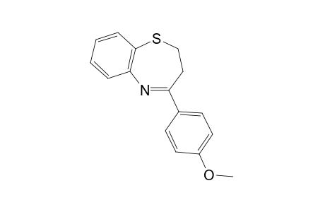 2,3-dihydro-4-(p-methoxyphenyl)-1,5-benzothiazepine