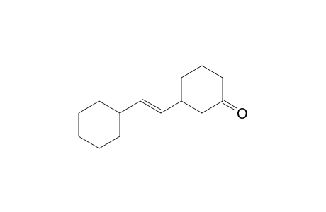 3-[(E)-2-Cxyclohexylethenyl]cyclohexanone