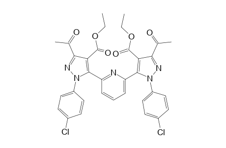 2,6-Bis(4-(ethoxycarbonyl)-3-acetyl-1-(4-chlorophenyl)-1H-pyrazol-5-yl)pyridine