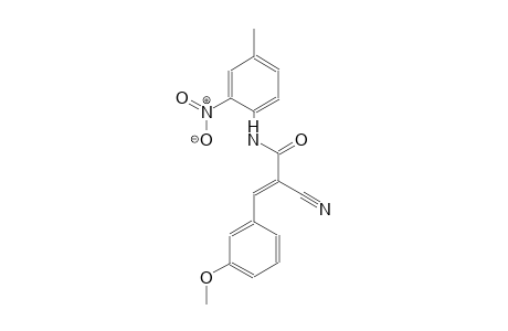 (2E)-2-cyano-3-(3-methoxyphenyl)-N-(4-methyl-2-nitrophenyl)-2-propenamide