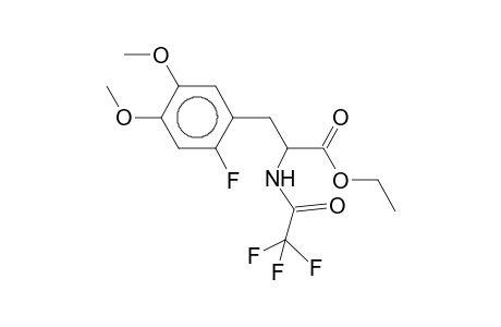 3-(2-Fluoro-4,5-dimethoxy-phenyl)-2-(2,2,2-trifluoro-acetylamino)-propionic acid ethyl ester