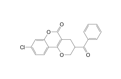 3-Benzoyl-8-chloro-3,4-dihydro-2H,5H-1-benzopyrano[4,3-b]pyran-5-one