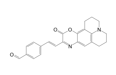 1H,5H,11H-Quinolizino[1,9-gh][1,4]benzoxazine, benzaldehyde deriv.