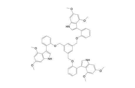 1,3,5-Tris(2-(4,6-dimethoxyindol-3-yl))phenoxymethylbenzene