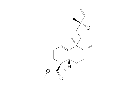 (13R)-13-HYDROXY-1(10),14-ENT-HALIMADIEN-18-OIC-ACID-METHYLESTER