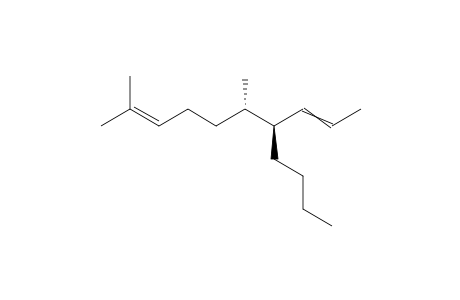 (6S,7S)-2,6-dimethyl-7-prop-1-enyl-undec-2-ene