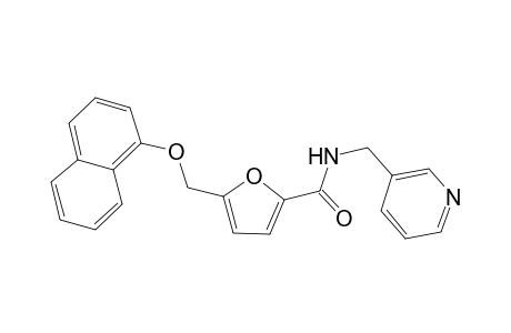 5-[(1-naphthyloxy)methyl]-N-(3-pyridinylmethyl)-2-furamide