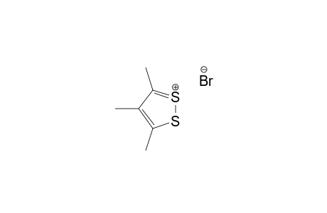 1,2-Dithiol-1-ium, 3,4,5-trimethyl-, bromide