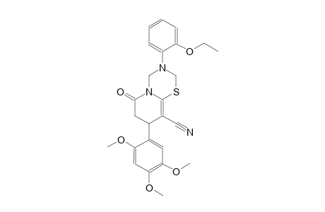2H,6H-pyrido[2,1-b][1,3,5]thiadiazine-9-carbonitrile, 3-(2-ethoxyphenyl)-3,4,7,8-tetrahydro-6-oxo-8-(2,4,5-trimethoxyphenyl)-