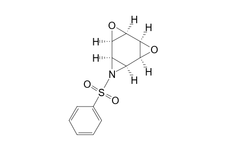 (1.alpha.,2.alpha.,4.alpha.,5.alpha.,7.alpha.,8.alpha.)-9-(phenylsulfonyl)-3,6-dioxa-9-azatetracyclo[6.1.0.0(2,4).0(5,7)]nonane