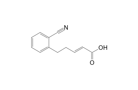 (E)-5-(2-Cyanophenyl)pent-2-enoic acid
