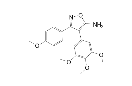 3-(4-Methoxyphenyl)-4-(3,4,5-trimethoxyphenyl)-5- isoxazolamine