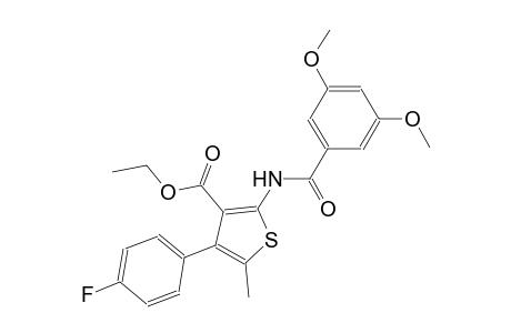 ethyl 2-[(3,5-dimethoxybenzoyl)amino]-4-(4-fluorophenyl)-5-methyl-3-thiophenecarboxylate