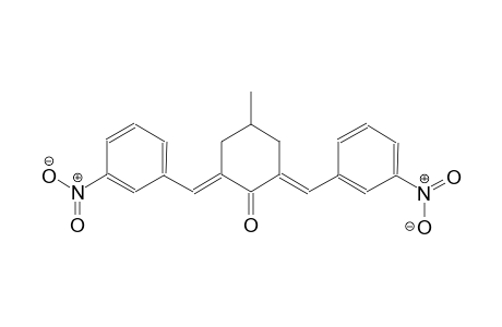 cyclohexanone, 4-methyl-2,6-bis[(3-nitrophenyl)methylene]-, (2E,6E)-